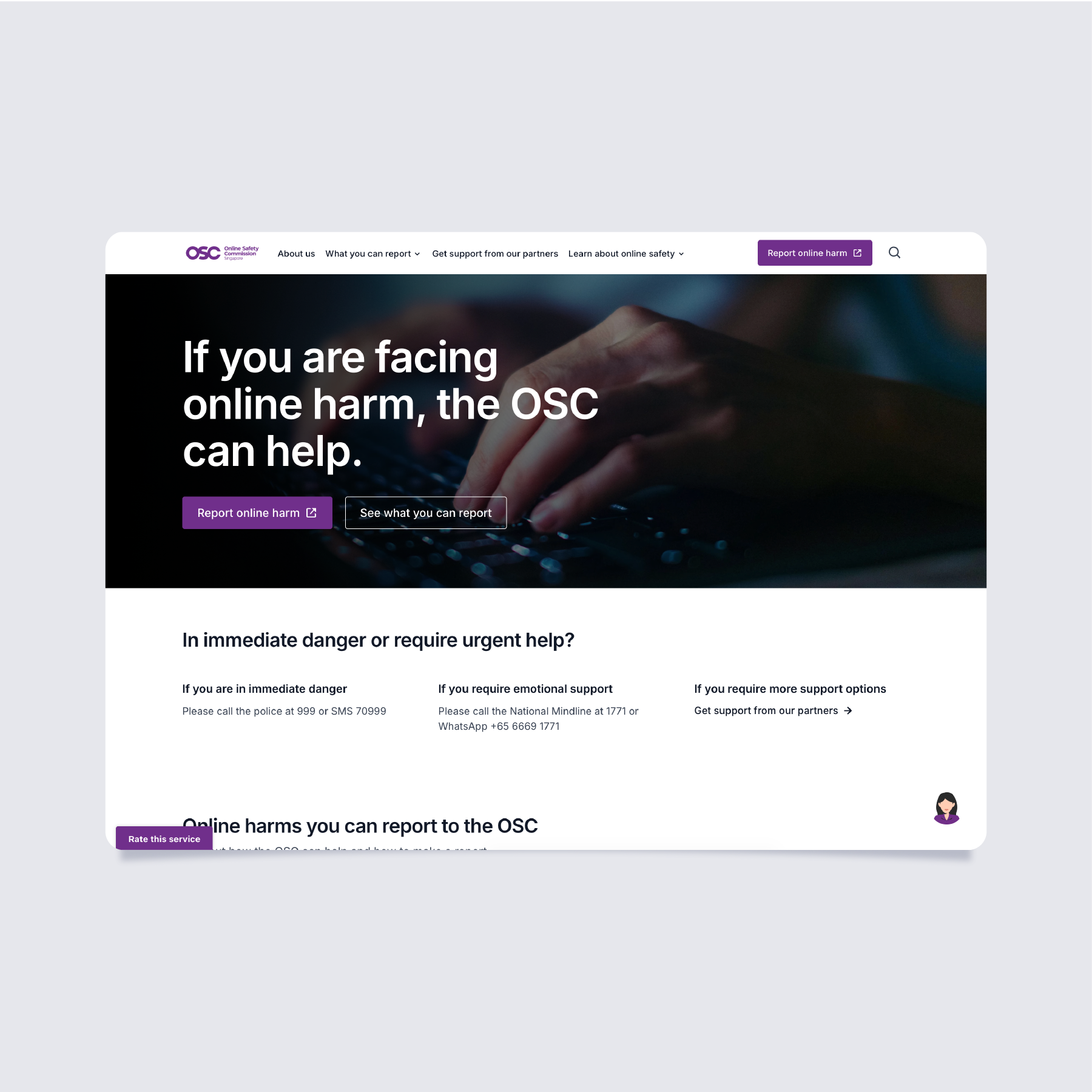 Online Safety Commission (OSC) Website